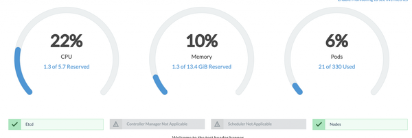 Rancher UI: Controller Manager and Scheduler Not Applicable