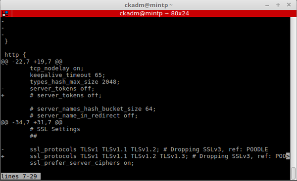 Added TLSv1.3 in Nginx after upgrade to Ubuntu 20.04