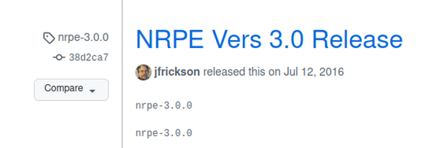 NRPE version 3.0.0 release