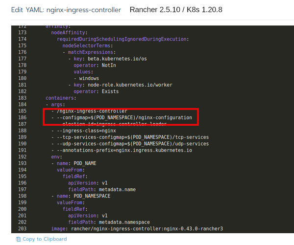 nginx-ingress-controller configmap in Rancher 2.5.10