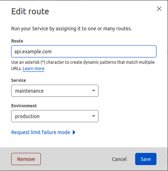 Remove HTTP Route in Cloudflare