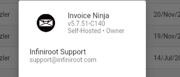 Managed Invoice Ninja updated
