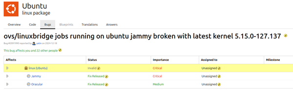 Ubuntu bug
