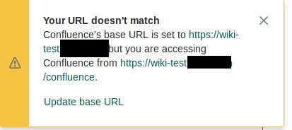 Confluence Base URL changed after Synchrony